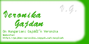 veronika gajdan business card